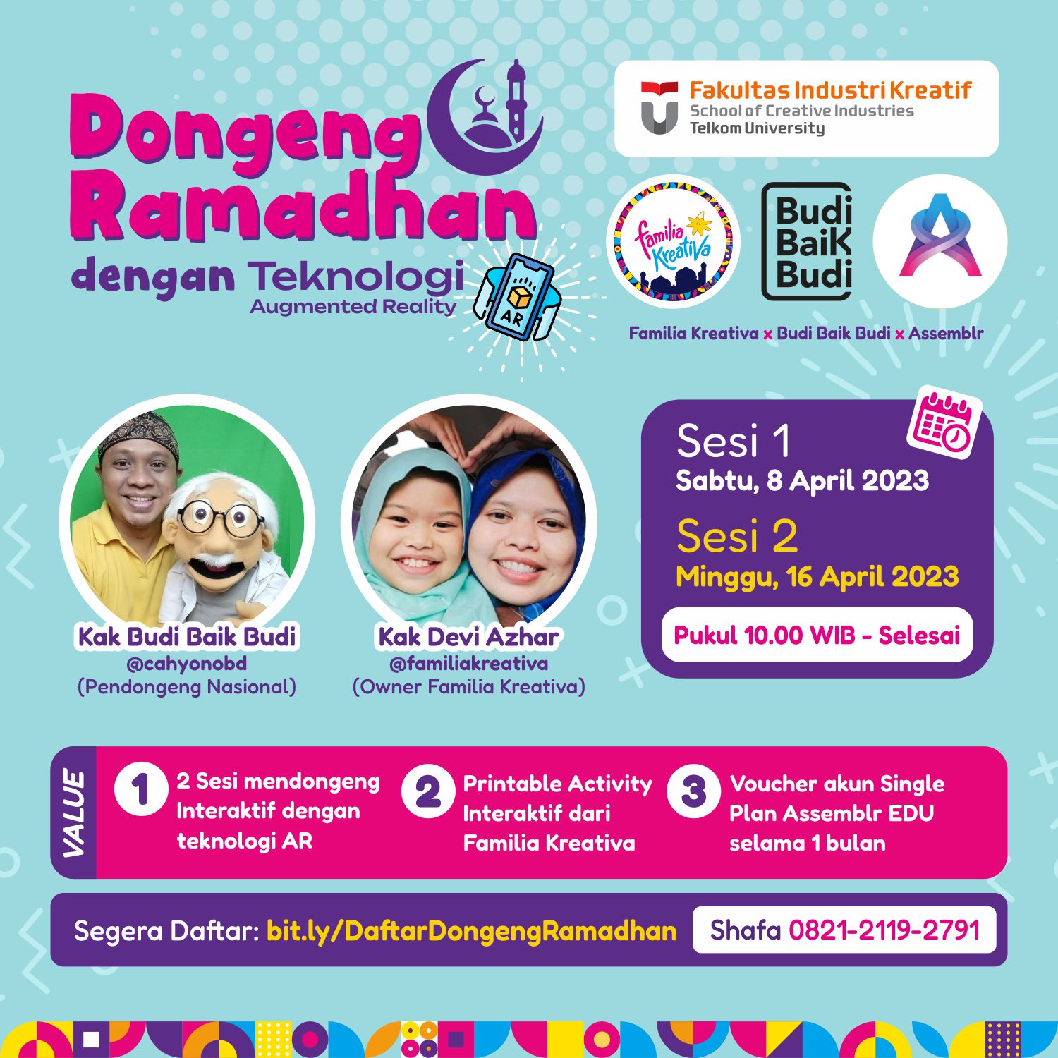 Dongeng Online Interaktif dengan Teknologi AR!